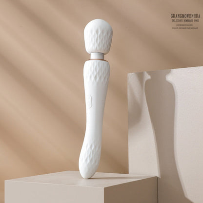 Lurevibe - Strong Shock Vibration Women's Masturbation Double Head Massage Stick