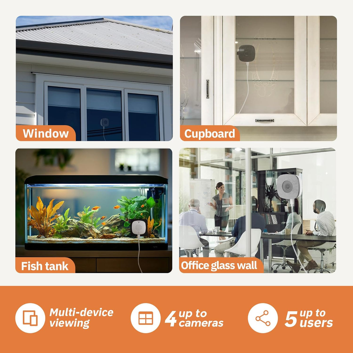 🎥crystal-clear 2K security camera 🌙Color Night Vision 🚨24/7 Recording & Smart Alerts