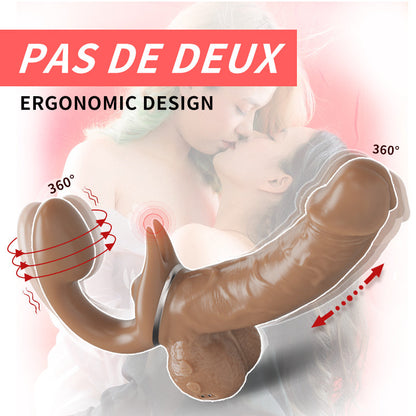 Lurevibe - Double-Ended Dildos Female 10 Frequency Variable Sex Machine Clitoris Vibrator