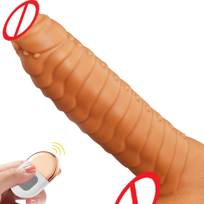 Lurevibe - Telescopic Dildo Silicone Realistic Big Fake Penis Dildo Vibrator