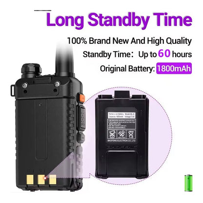 📻✨UV-5R Dual Band Ham Radio – Stay Connected Anywhere! 🌍🚶‍♂️