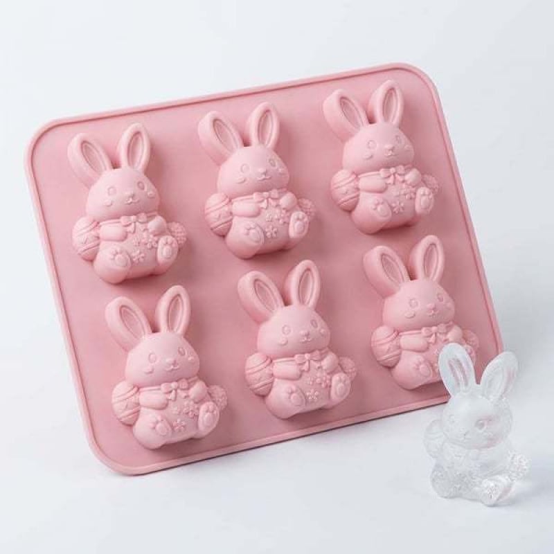 🐇🐰 Mini Highland Cow/Rabbit Ice Cube Mold – Cute 3D Ice for Drinks, Parties & Gifts