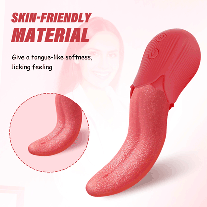 Lurevibe - Upgraded Rose - 20 Frequency Tongue Licking Vibrator