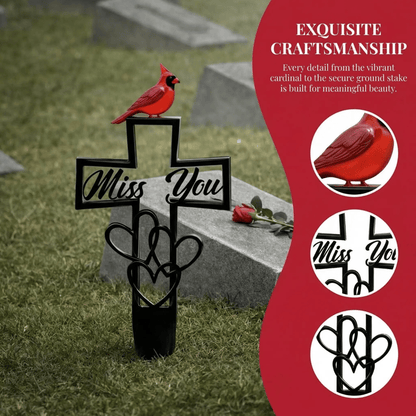 💖Metal Cemetery Memorial Plaque for Remembrance✝️