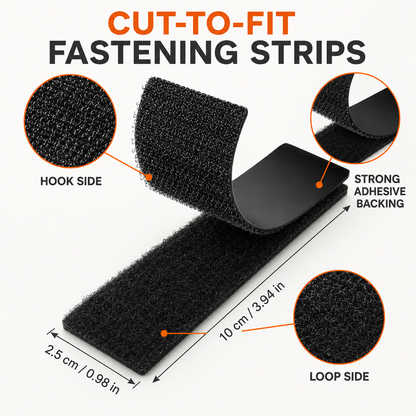 Heavy Duty Waterproof Double Sided Hook and Loop Strips for Wall Decor