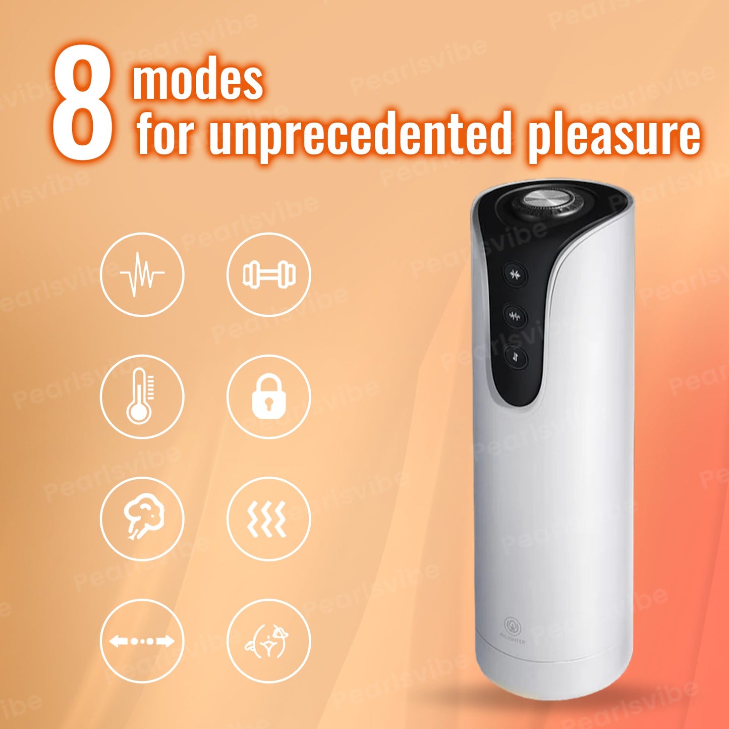 Lurevibe - Explorer 3 In 1 Telescopic Sucking Vibration Delayed Ejaculation Masturbation Cup