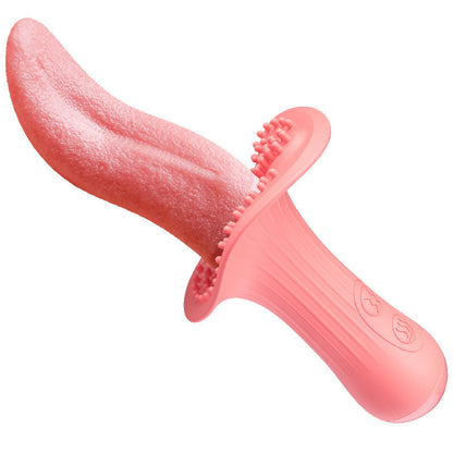 Lurevibe - Rose Realistic Tongue Licking Massage Vibrator