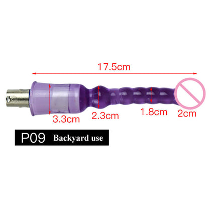 Lurevibe - Automatic Gun Machine Penis Accessories Female Masturbator Extension Rod