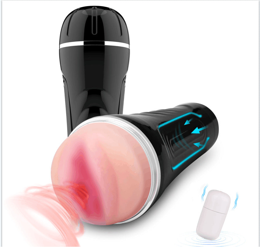 Lurevibe - Electric aircraft cup men's manual pumping Hercules clip suction penis exerciser