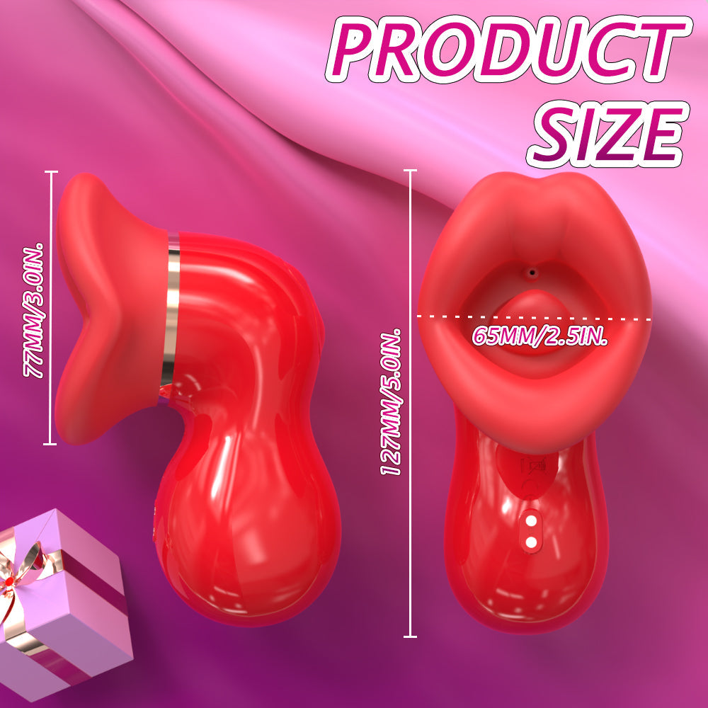 S-Hande Sucking Tongue Licking Adult Vibrator 9 Modes Vibrator