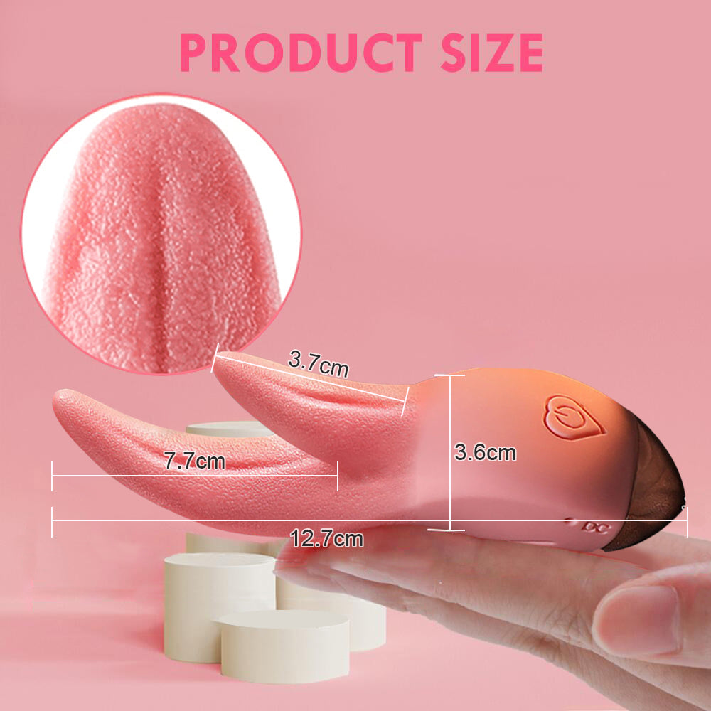 Lurevibe - Tongue Licking Device Silicone Female Second Tide Masturbation Vibrator Adult Toy