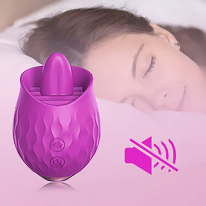 Lurevibe -Rose Toy Vibrator For Wome Clitoral Tongue Licking Vibrator