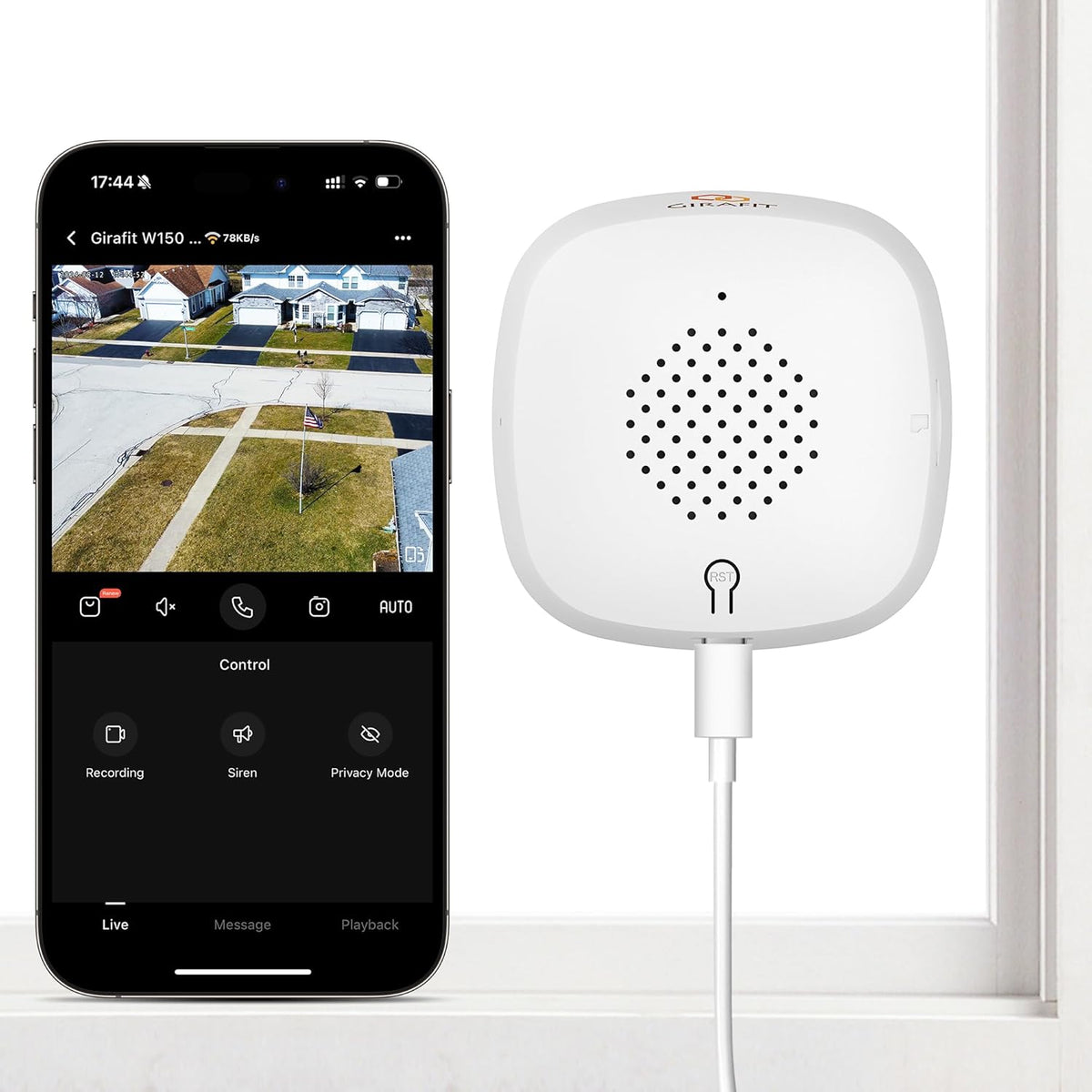 🎥crystal-clear 2K security camera 🌙Color Night Vision 🚨24/7 Recording & Smart Alerts