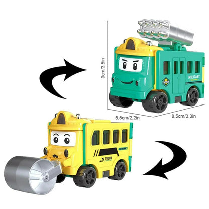🚗✨Flip & Change Reverse Car | Cartoon Transformable Kids Toy