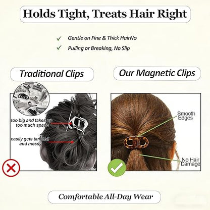 Smart Magnetic Hair Clips – Quick, Secure & Comfortable Hair Styling Solution