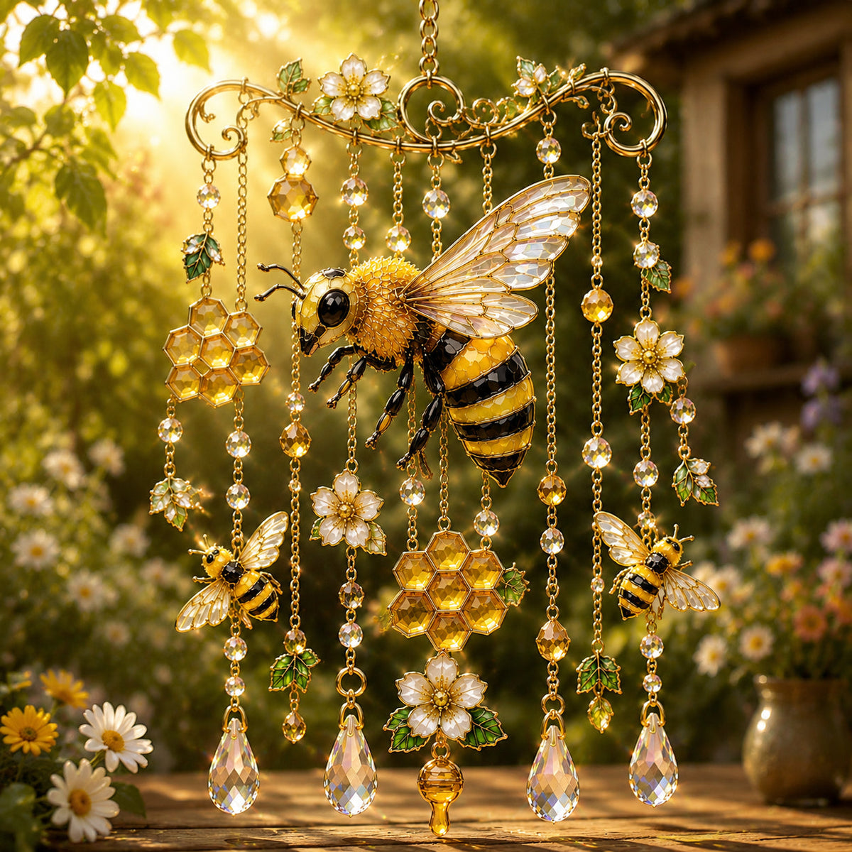 Graceful Hummingbird Wind Chime