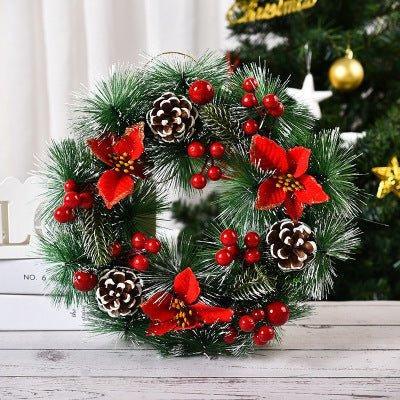 Christmas Decorations Wreath Handmade Floral