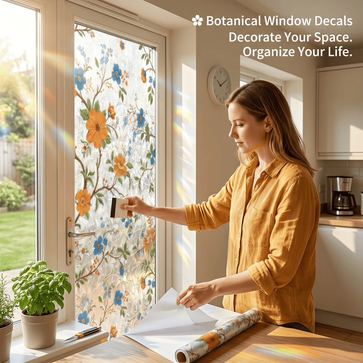 🌸 Botanical Window Decals