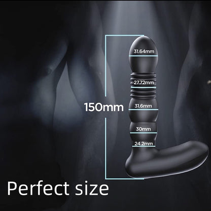 Telescopic Vibrator Remote Control Prostate Massager Male Female Masturbator