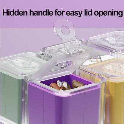 💊 Colorful Cube Pill Organizer