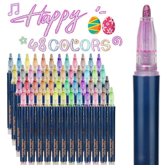 Outline Shimmer Markers