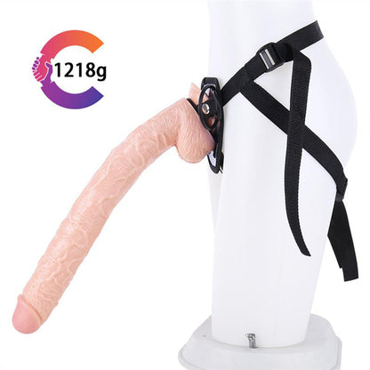 16.93 Inch Strap On Huge PVC Dildo