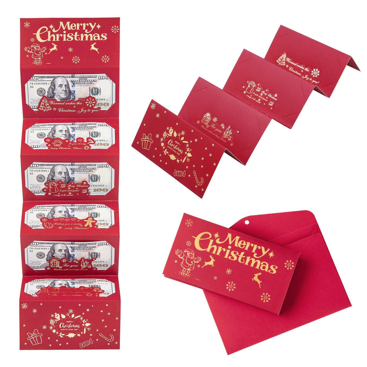 🎅💸Christmas Cash Gift Envelope– A creative way to give cash this Christmas!