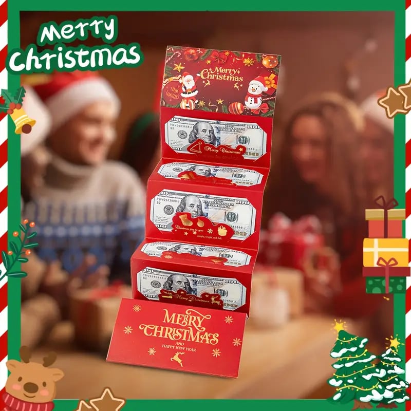 🎅💸Christmas Cash Gift Envelope– A creative way to give cash this Christmas!