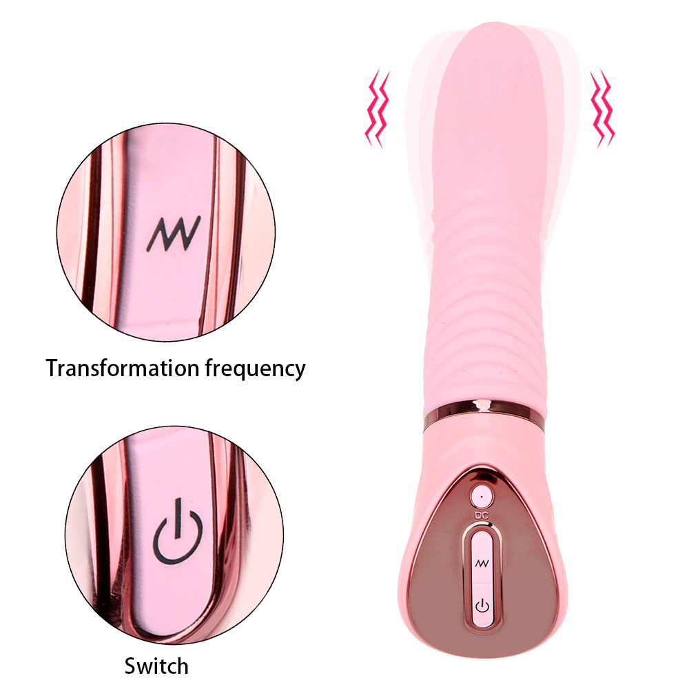 Lurevibe - Women Vagina Clitoris Stimulator Multifunction G-spot Massager 10 Speed Tongue Vibrator Female Masturbation