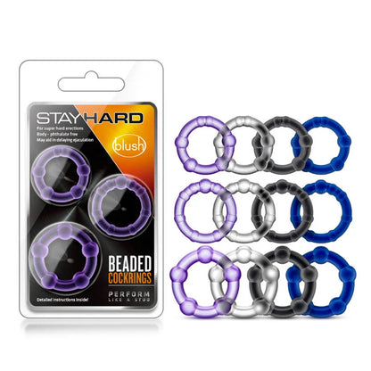 Lurevibe - Erection Enhancing Beaded Cock Rings Set