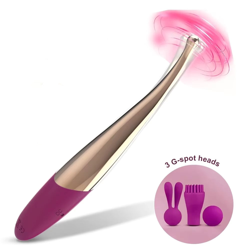 Multi-Frequency AV Silicone Vibrator Women's Masturbation Device