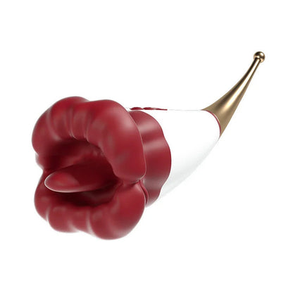 Lurevibe - Rose Lip Nibble Suction Clitoral Stimulator Vibrator