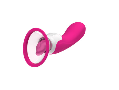 Lurevibe - Hard Rock Vibrating Rod Female Masturbator Vibrating Av Bead Rotating Rod Automatic Heating Sucking Tongue Licker Pluggable Device