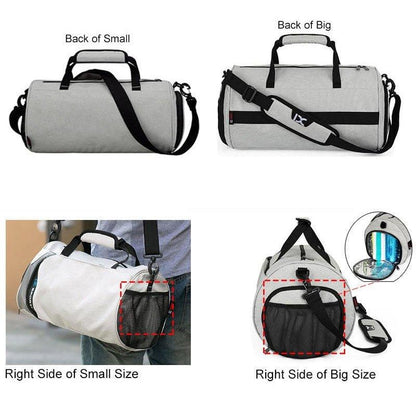 Fitness Sport Small Gym Bag with Shoes Compartment