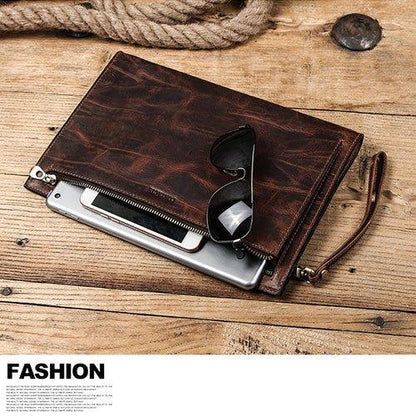 Genuine Leather iPad Mini Case With Wristlet