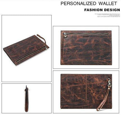 Genuine Leather iPad Mini Case With Wristlet