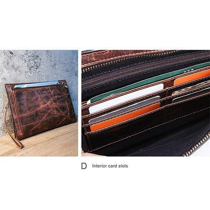 Genuine Leather iPad Mini Case With Wristlet