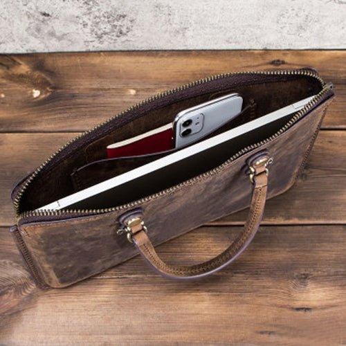 Handmade Vintage Macbook pro 13 inch Leather Bag