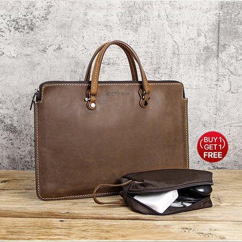 Handmade Vintage Macbook pro 13 inch Leather Bag