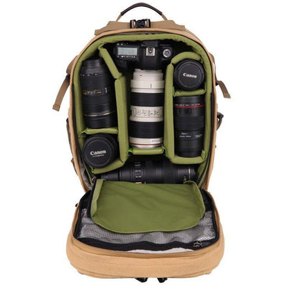 Hiking Camera Backpack with Waterproof Cover