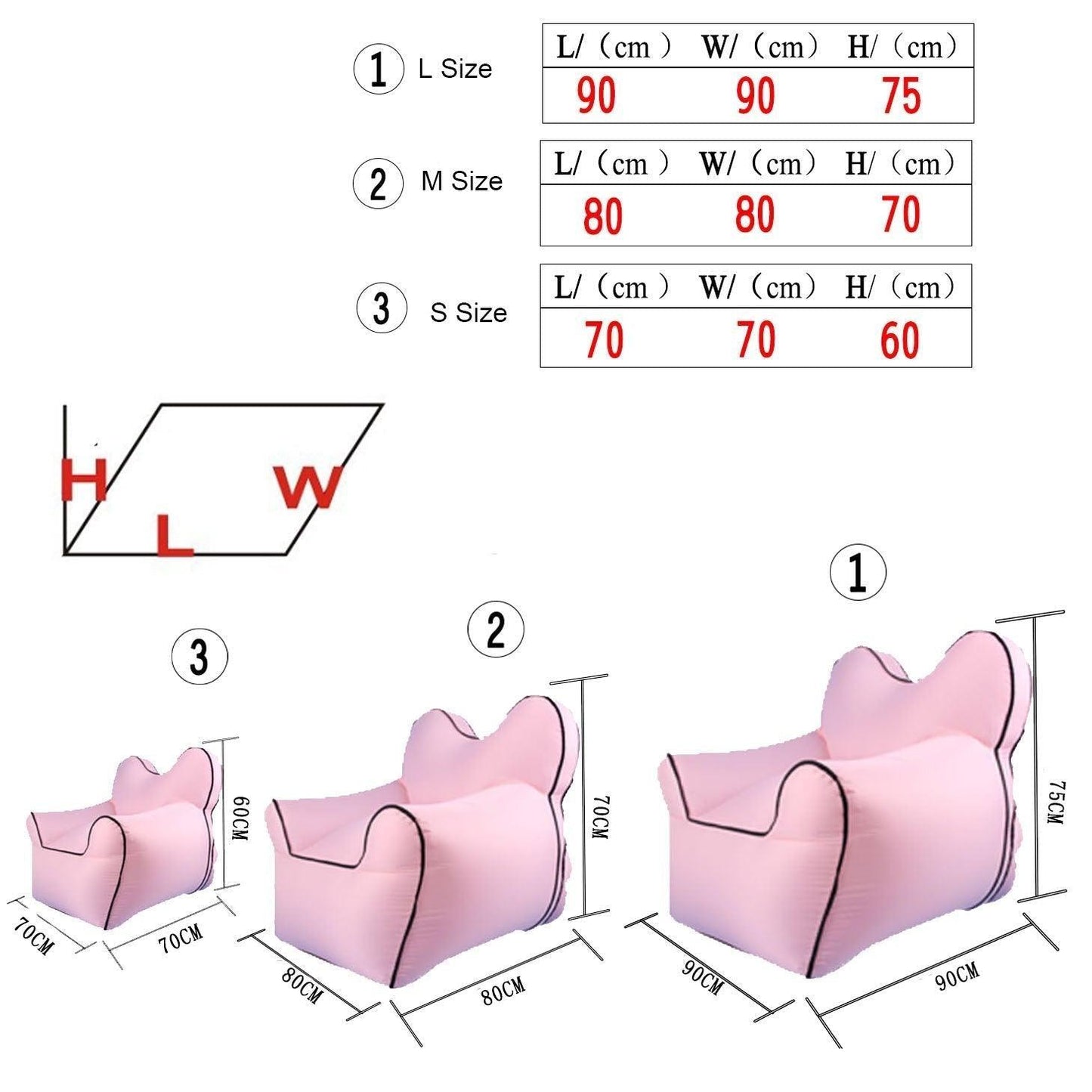 Inflatable Couch for Outdoor and Indoor Use