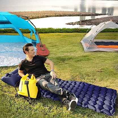 Inflatable Sleeping Mat With Pillow