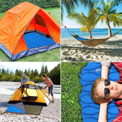 Inflatable Sleeping Pad Lightweight Comfy Waterproof