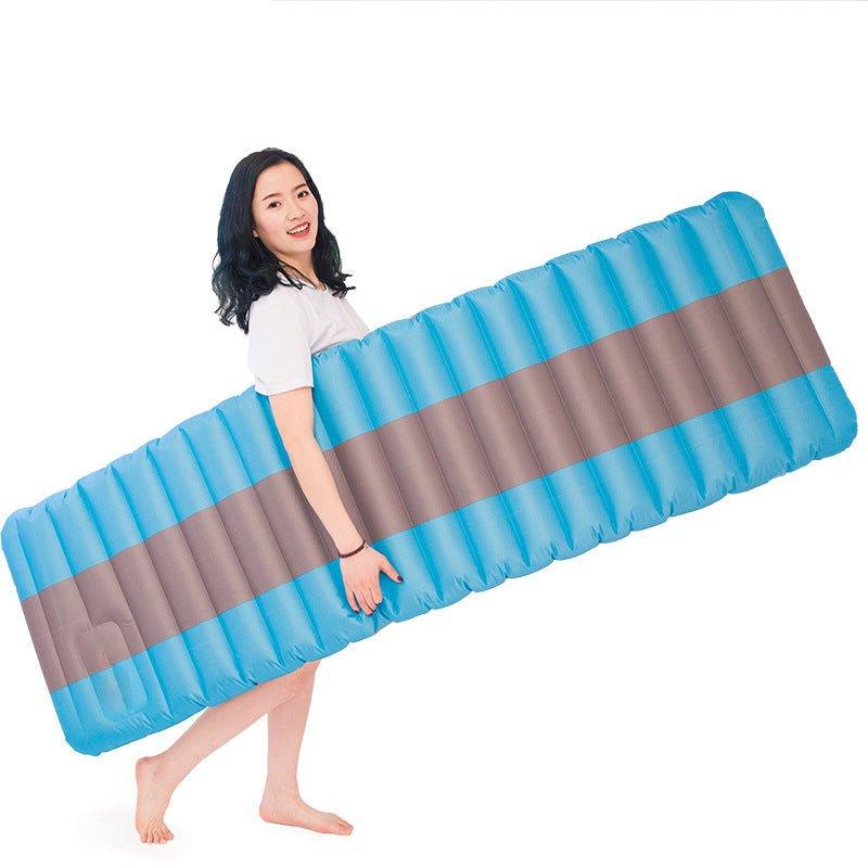 Inflated Sleeping Pad Lightweight Ergonomic Textured