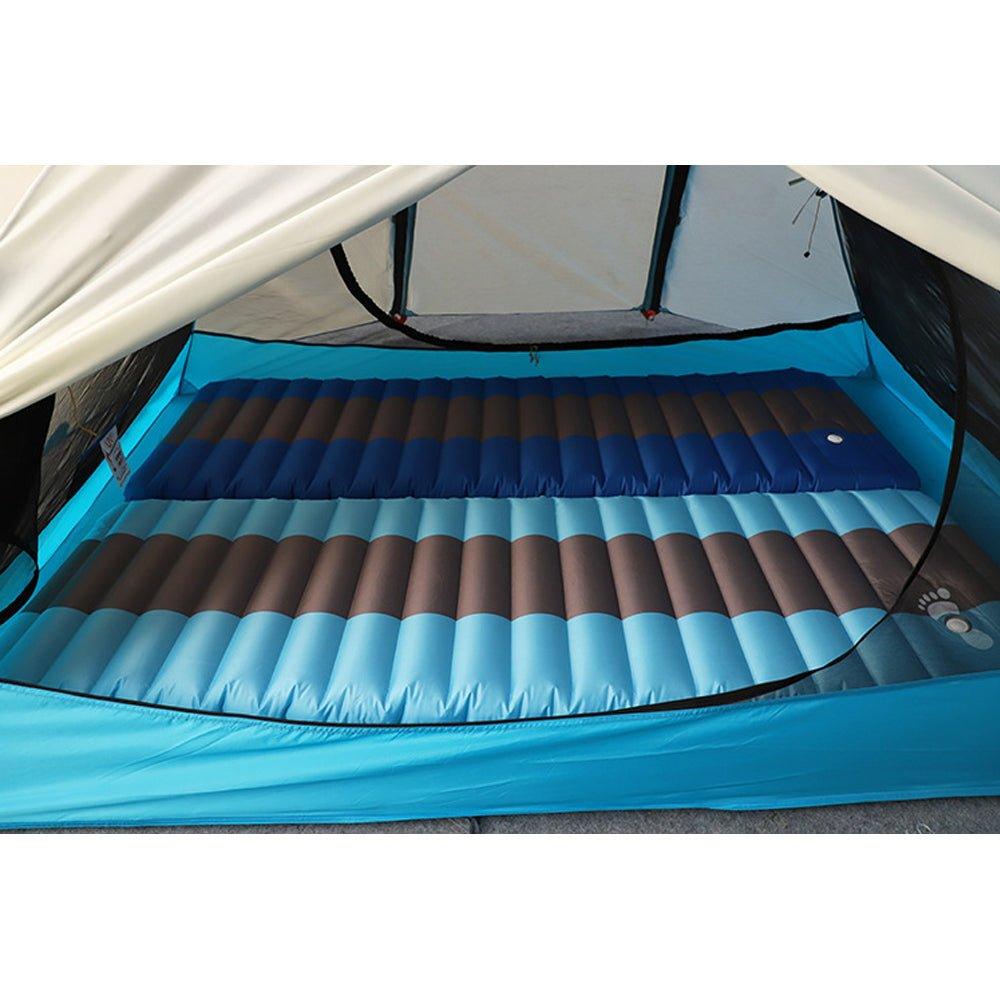 Inflated Sleeping Pad Lightweight Ergonomic Textured