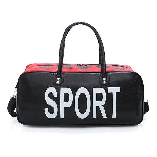 Leather Gym Bag Women Men