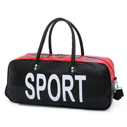 Leather Gym Bag Women Men