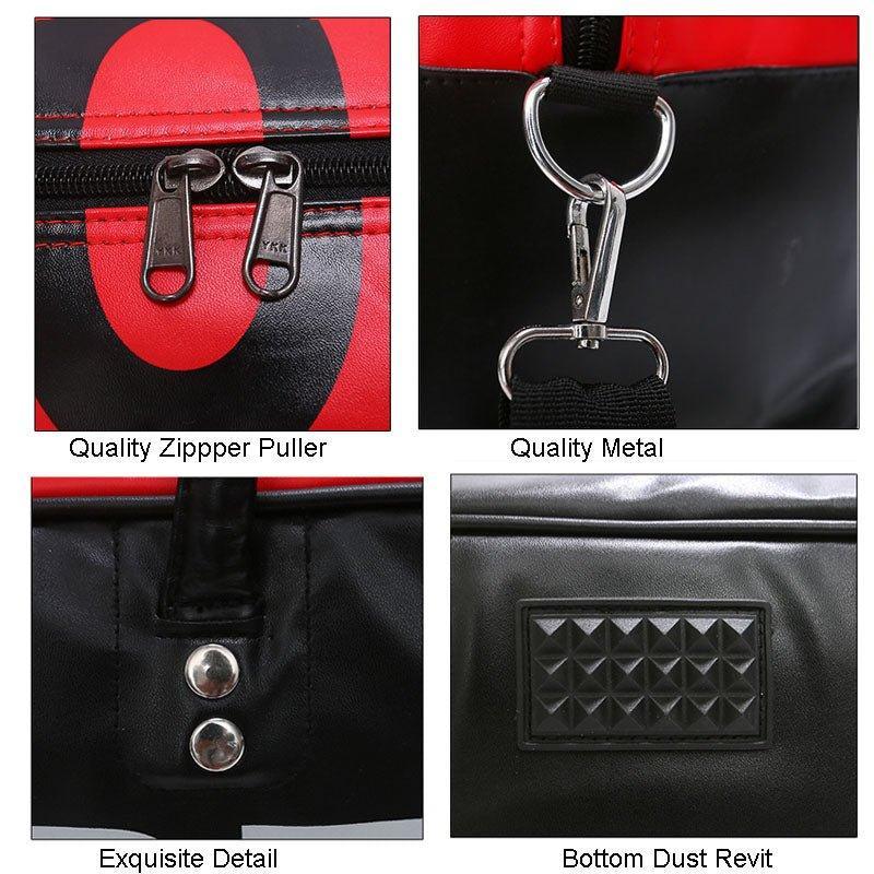 Leather Gym Bag Women Men