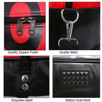 Leather Gym Bag Women Men