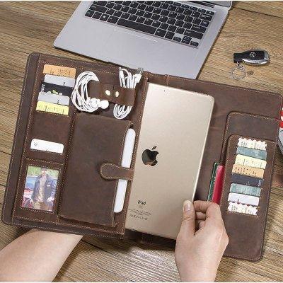 Multifunction Cowhide Leather Cases For iPad Pro 11